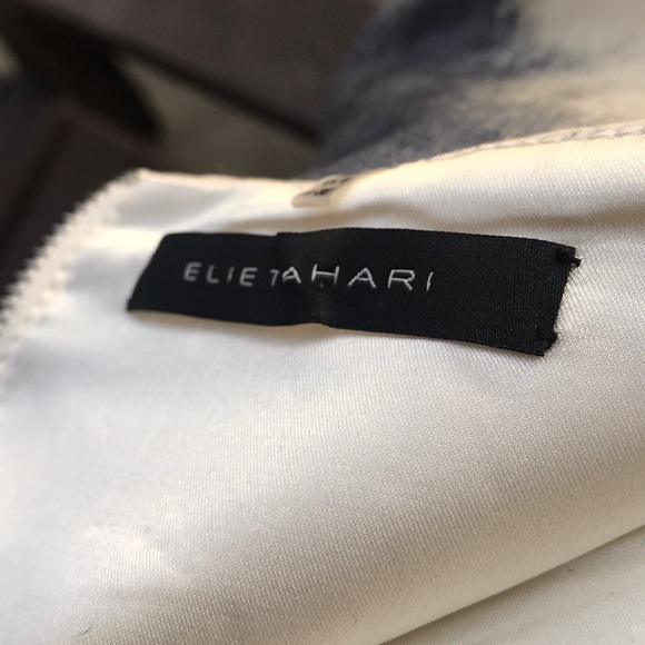 Elie Tahari Cream/Yellow/Blue Skirt - Size 2 - Picture 6 of 6